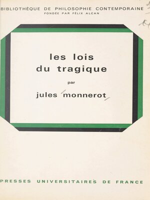 cover image of Les lois du tragique